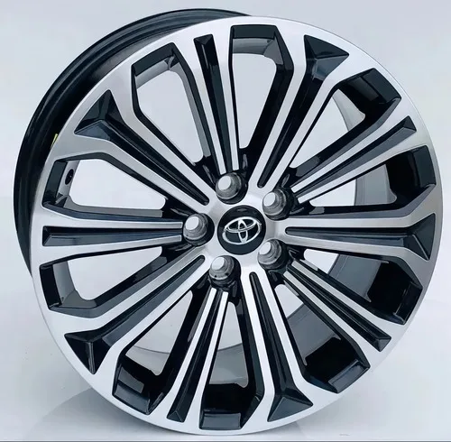 Imagem do produto Rodas Toyota Corolla Altis Hybrid 2020 Aro 16 (jogo) + Bicos Cor Preto Diamantado