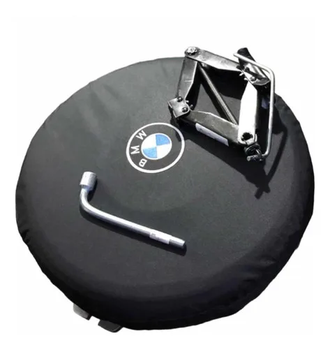 Estepe Fino Bmw/mercedes Kit Roda Pneu Macaco Chave+capa