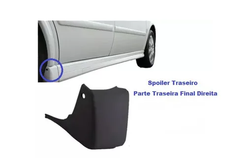 Imagem do produto Acabamento Final Spoiler Astra 1999 A 2011 Direito Preto
