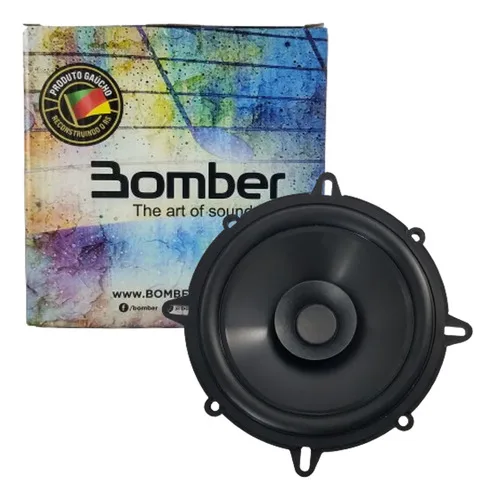 Imagem do produto Par Auto Falante Automotivo Bomber Montadoras 5 - 100w Rms Cor Preto