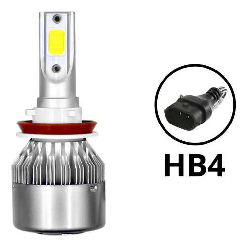 Imagem do produto Kit 4 Lâmpadas Super Led Farol Baixo/alto E Milha 6000k C6