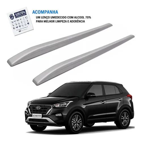 Imagem do produto Rack Longarina Honda Hrv New Fit Decorativa Prata
