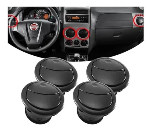 Kit 4 Difusor Ar Palio Economy Fire Way 2014 2015 2016 2017