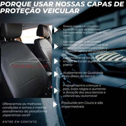 Imagem do produto Capas De Bancos Automotivos Couro Hb20 Hb20s Sendan Hatch