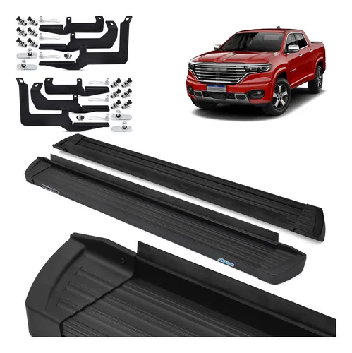 Estribo Slim Attack Plataforma Aluminio Preto Rampage 2024