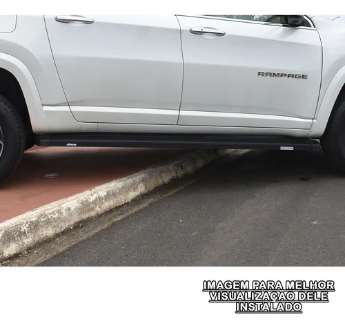 Imagem do produto Estribo Slim Attack Plataforma Aluminio Preto Rampage 2024