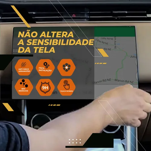 Imagem do produto Película Antirreflexo Fosca Pra Multimídia Oroch Outsider 24