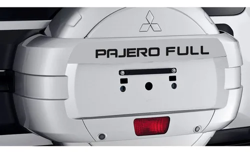 Imagem do produto Adesivo Resinado Pajero Full Preto Capa De Estepe Rígida