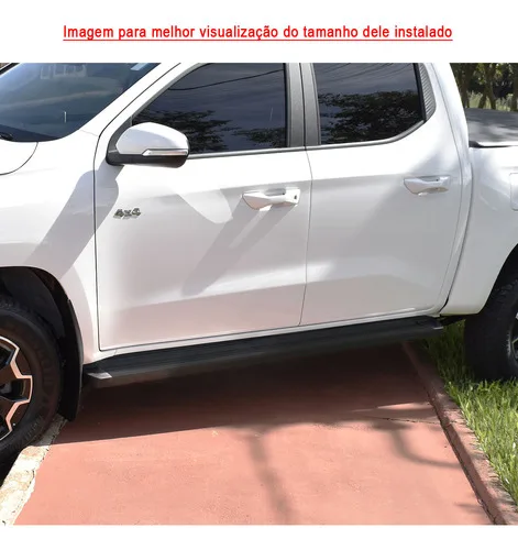 Imagem do produto Estribo Slim Plataforma Aluminio Preto Titano Volcano 2025