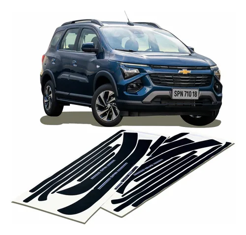 Soleiras Super Protetoras Chevrolet Spin 2022 2023 2024 2025