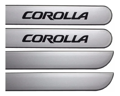Imagem do produto Jogo Friso Lateral Corolla 2009 2010 2011 Prata Super Nova