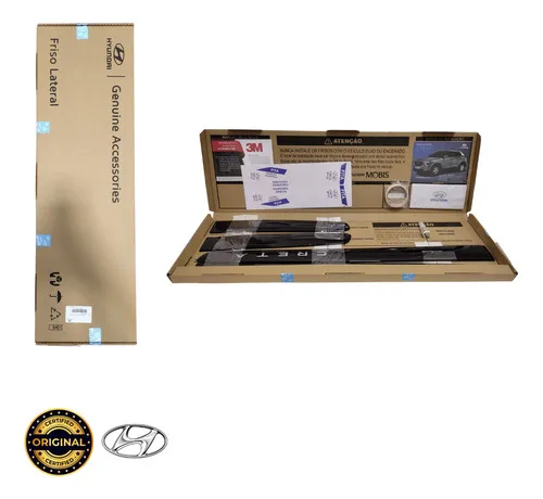 Imagem do produto Kit Friso Lateral Creta Prata Sand 2024 2025 Original