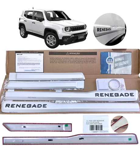 Imagem do produto Frisos Lateral C/ Emb. Grafite Mopar Jeep Renegade Dark Pack