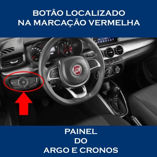 Imagem do produto Kit Farol Milha Neblina Fiat Argo Cronos 2017 A 2022 + Led