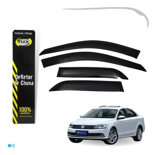 Imagem do produto Calha Chuva 100% Acrílica Vários Carros Fumê 4 Peças