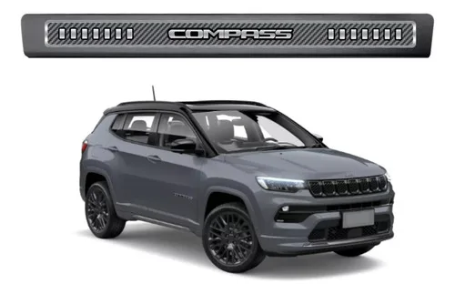 Imagem do produto Soleira Jeep Compass 2025 - Carbono - Para As 4 Portas 2540