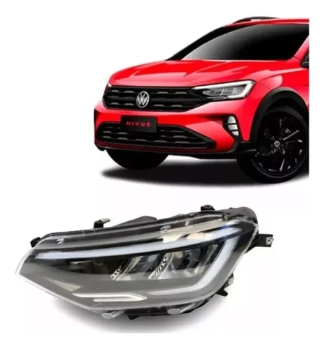 Farol Esquerdo Nivus Full Led 2019 2020 2021 Original Nv