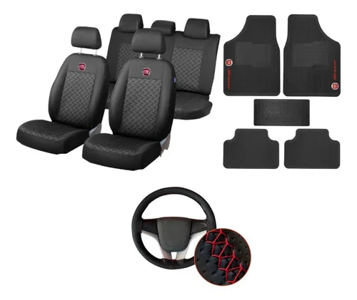 Jogo Capas Bancos Carro Tecido Original Uno 2011 2012 2013