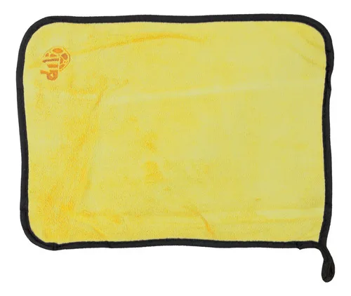 Imagem do produto 2 Pano Duplo Microfibra Multiuso 800g Polir Carro 40x30 Cor Amarelo