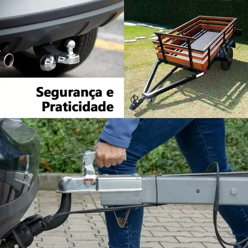 Imagem do produto Engate Reboque Rabicho Ford Ka Sedan 2015 A 2021 Fixo 700kg