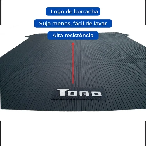 Imagem do produto Tapete Borracha Caçamba Fiat Toro 2016 A 2023