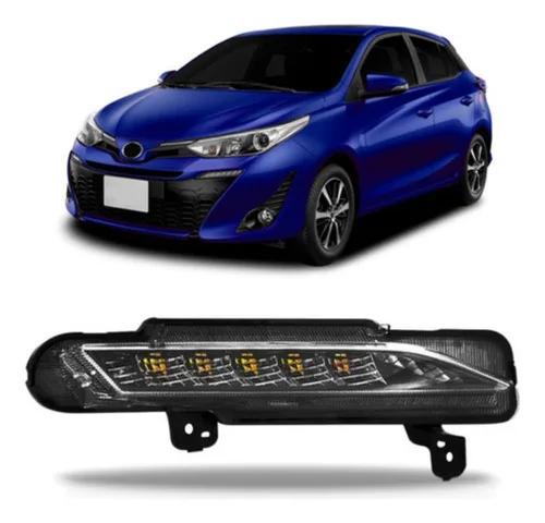 Farol De Milha Daylight Yaris 2018 À 2021 C/led Drl