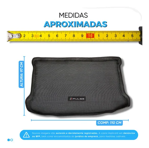 Imagem do produto Bandeja Porta Malas Impermeável Tapete Fléxivel Mais Modelos