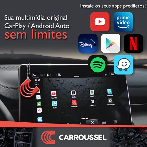 Imagem do produto Streaming Box Automotivo Android Carros Com Sistema Carplay