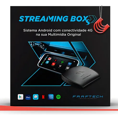 Imagem do produto Streaming Box Automotivo Android Carros Com Sistema Carplay