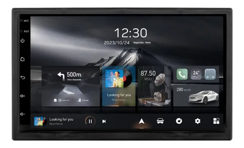 Multimídia 7 Android Polo 1993 Acima Adak 2ram 64gb Qled