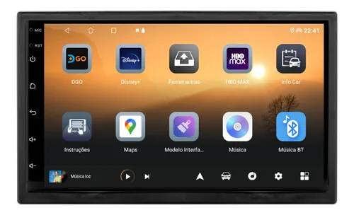 Imagem do produto Multimídia 7 Android Polo 1993 Acima Adak 2ram 64gb Qled