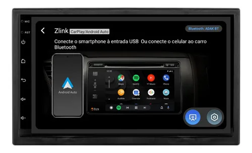 Imagem do produto Multimídia 7 Android Polo 1993 Acima Adak 2ram 64gb Qled