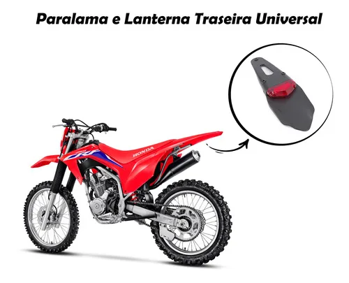 Imagem do produto Lanterna Traseira Led Crf 230 250 Motocross Velocross Trilha