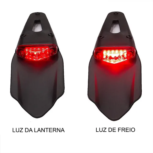 Imagem do produto Lanterna Traseira Led Crf 230 250 Motocross Velocross Trilha
