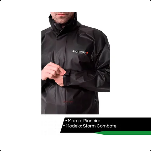 Imagem do produto Capa Chuva Moto Impermeavel Pioneira Storm Combate
