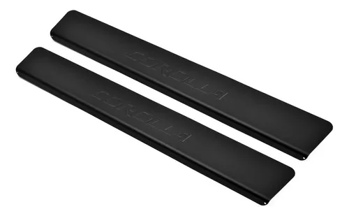Imagem do produto Soleira De Aluminio Alto Relevo Preta Promoção Corolla 2019