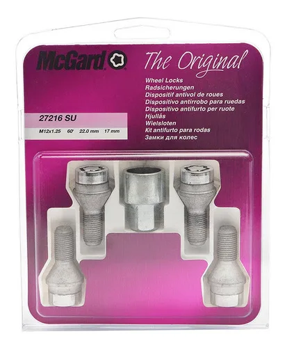 Imagem do produto Parafuso Antifurto Mcgard Trava Roda Jeep Compass Fiat Toro