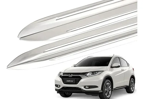 Imagem do produto Friso Lateral Hr-v Hrv Filete Cromado Branco Tafetá