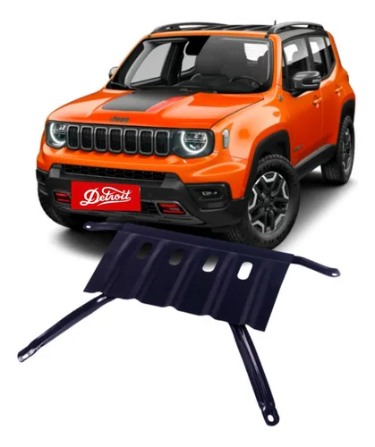 Protetor De Cárter Jeep Renegade 2015 A 2025 Peito Aço 1,2mm