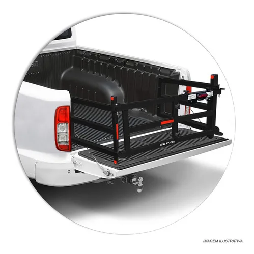 Imagem do produto Extensor Caçamba Frontier 2021 2022 Divisor Dobravel Preto