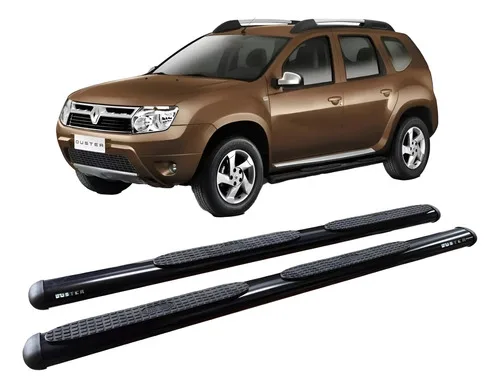 Estribo Tubolar Oval Renault Duster Preto