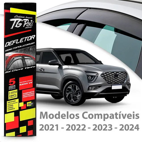 Imagem do produto Calha De Chuva Defletor Hyundai Creta Nova Geração 2021/2022