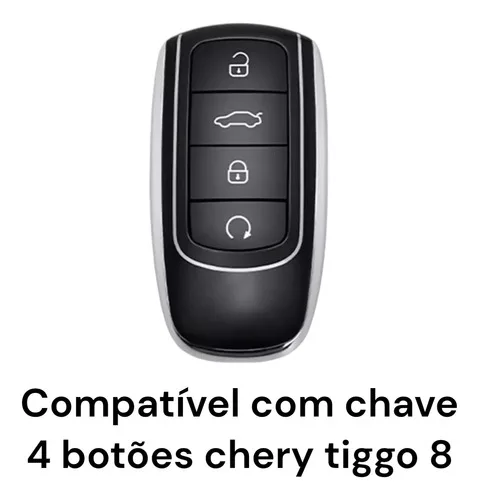 Imagem do produto Capa Chave Chery Tiggo 8 Arizo 6 Pro Presença Proteção Total