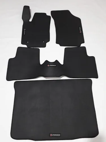 Imagem do produto Tapete Borracha Fiat Argo C/ Traseiro Inteiriço+porta-malas