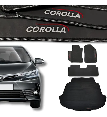 Jogo De Tapetes Corolla Mais Porta Malas 2018 A 2019 4 Peças