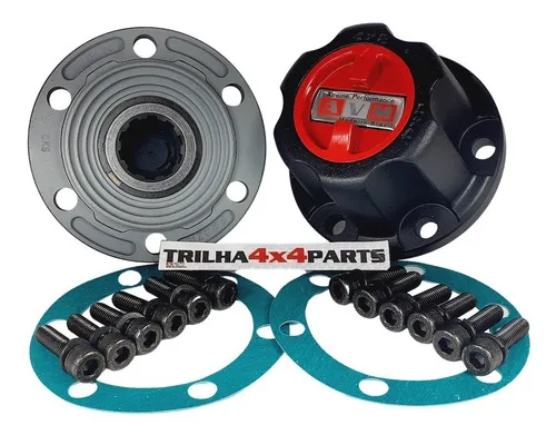 Roda Livre Avm 701xp (o Par) + Kit Parafusos Jeep Willys F75