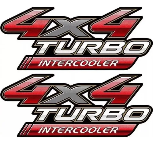 Imagem do produto Par Adesivos 4x4 Turbo Intercooler Hilux 2009-2010-2011-2012 Digital Parts