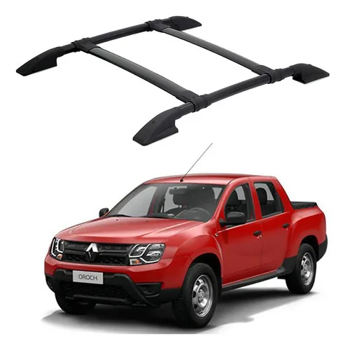 Rack Teto Bagageiro Oroch 2015 2016 2017 2018 Preto Parafus.