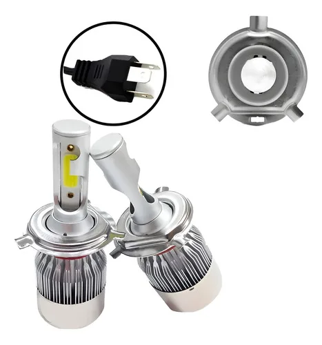 Imagem do produto Kit Super Led C6 H1 H3 H4 H7 H8 H11 6000k 36w 4800lm Branca