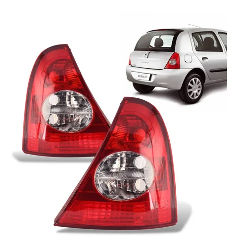 Par Lanterna Traseira Clio 2003 2004 2005 2006 2007 08 10 12